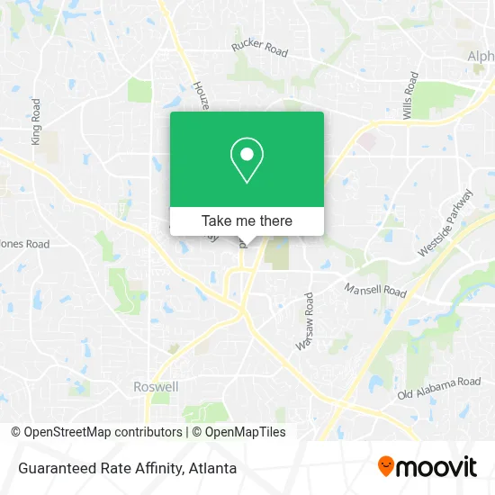 Guaranteed Rate Affinity map