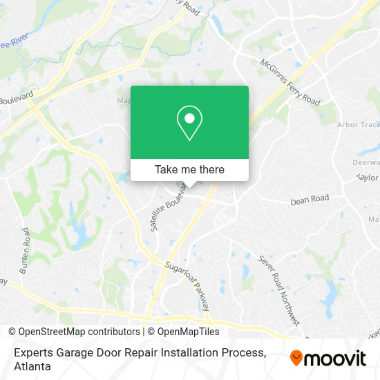 Experts Garage Door Repair Installation Process map