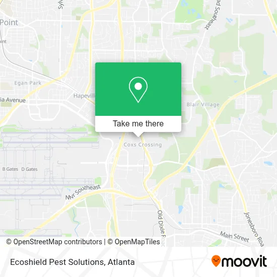 Ecoshield Pest Solutions map