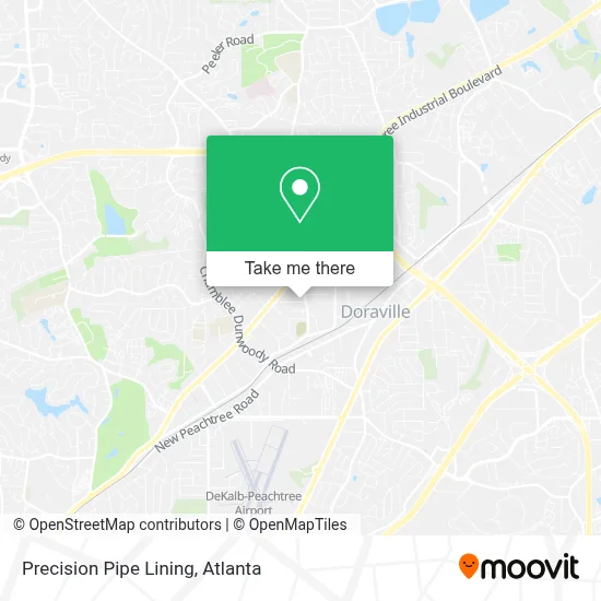 Precision Pipe Lining map