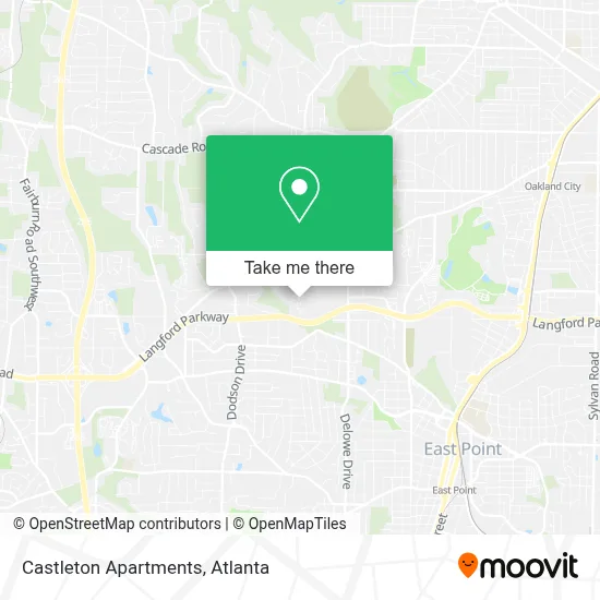 Castleton Apartments map