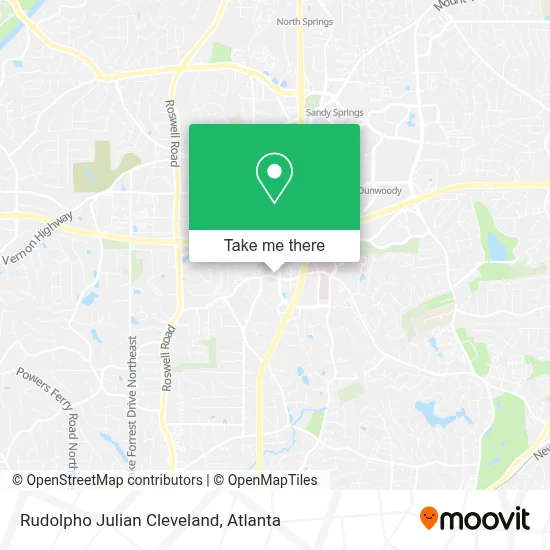 Rudolpho Julian Cleveland map