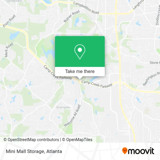 Mini Mall Storage map