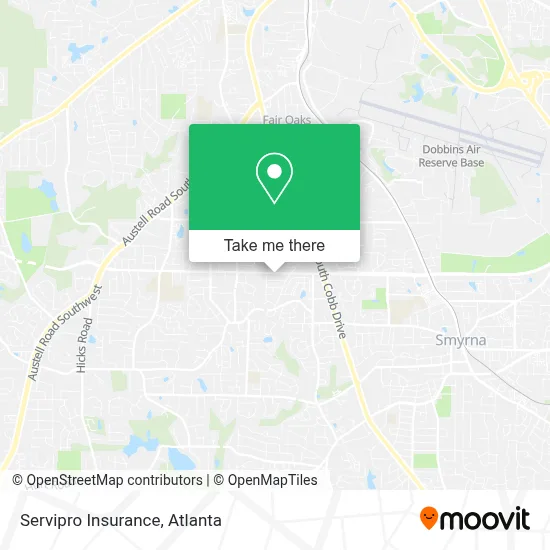 Servipro Insurance map