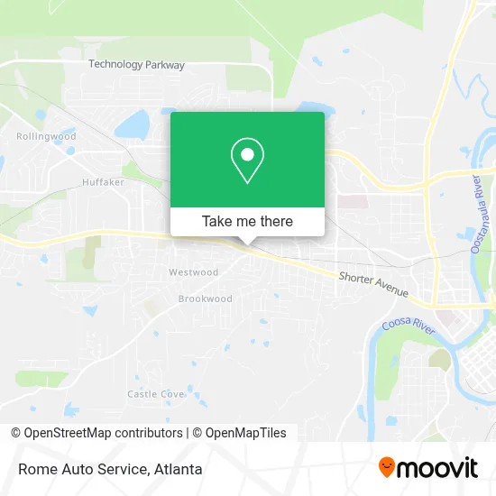 Rome Auto Service map