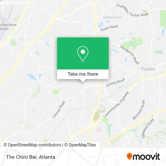 The Chiro Bar map