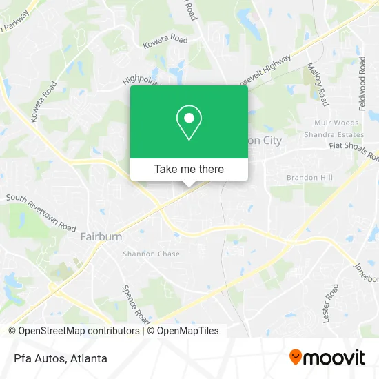 Pfa Autos map