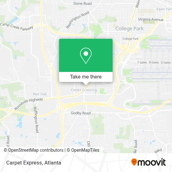 Carpet Express map