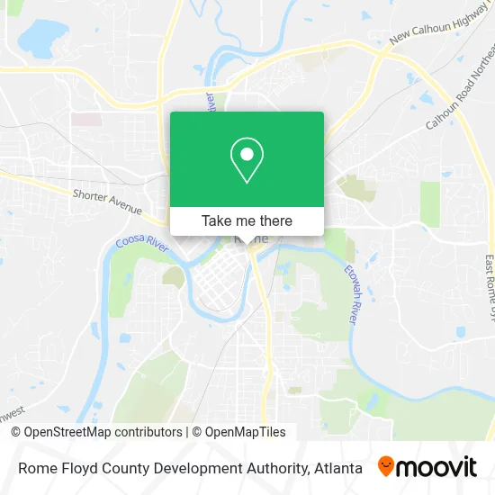 Rome Floyd County Development Authority map