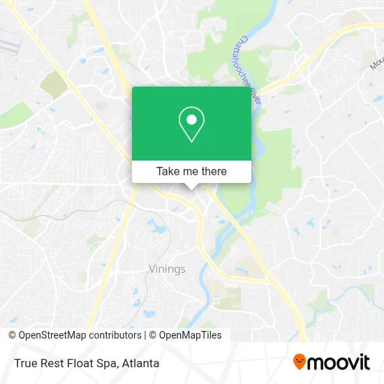 True Rest Float Spa map