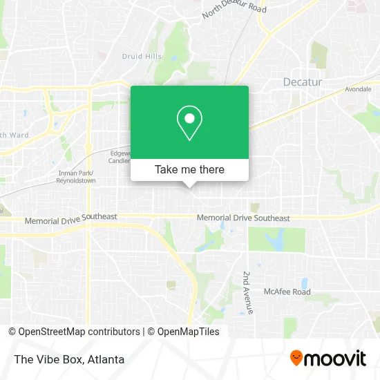 The Vibe Box map