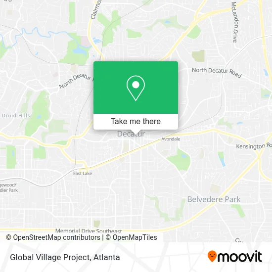 Global Village Project map