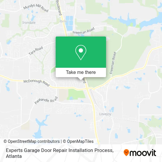 Experts Garage Door Repair Installation Process map