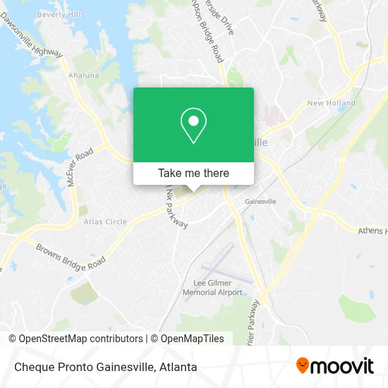 Cheque Pronto Gainesville map