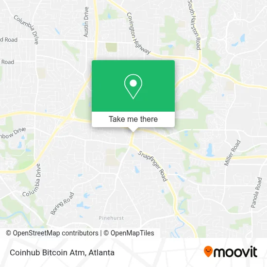 Coinhub Bitcoin Atm map