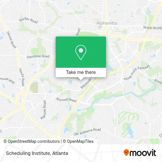 Scheduling Institute map