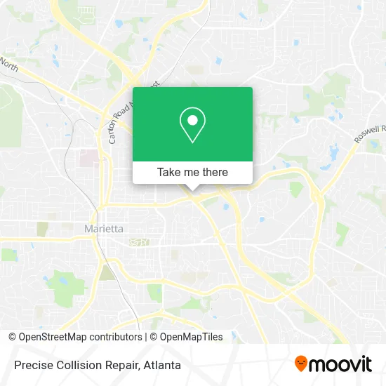 Precise Collision Repair map