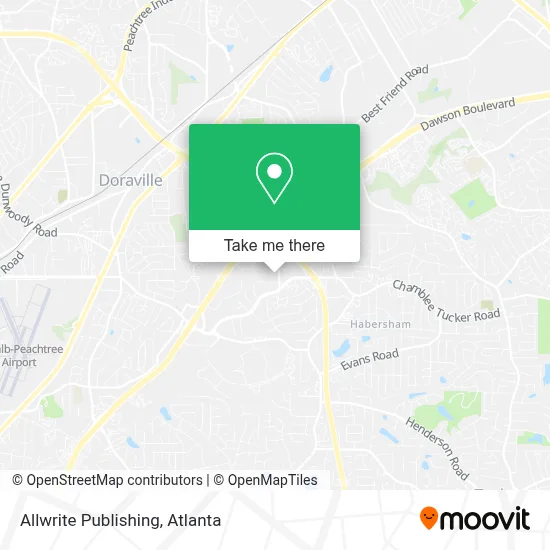 Allwrite Publishing map