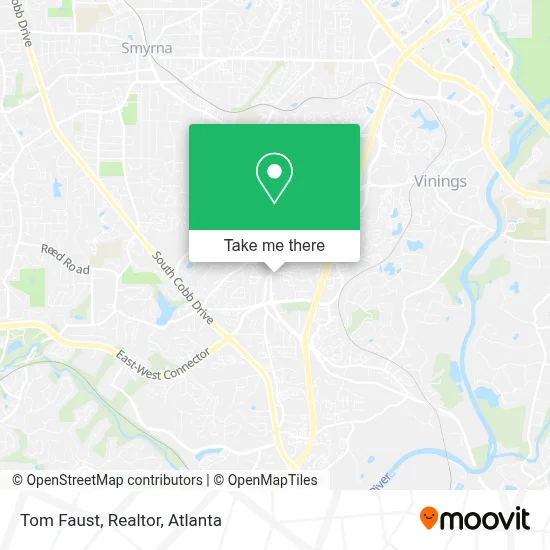 Tom Faust, Realtor map