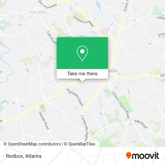 Redbox map