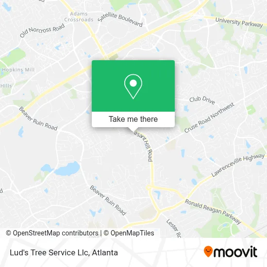 Lud's Tree Service Llc map