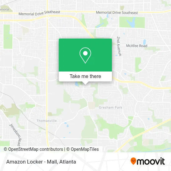 Amazon Locker - Mall map