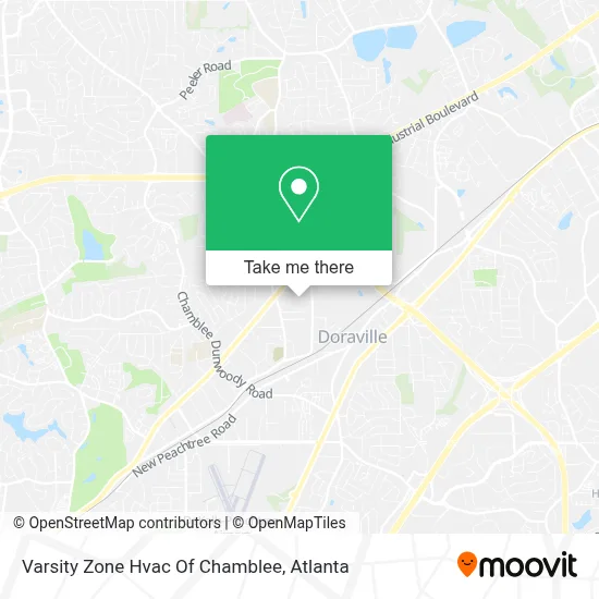 Varsity Zone Hvac Of Chamblee map