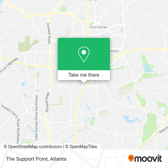 The Support Point map
