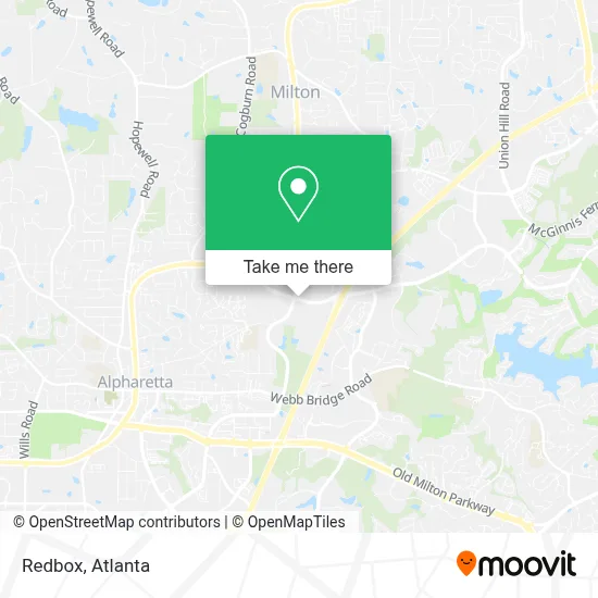 Redbox map