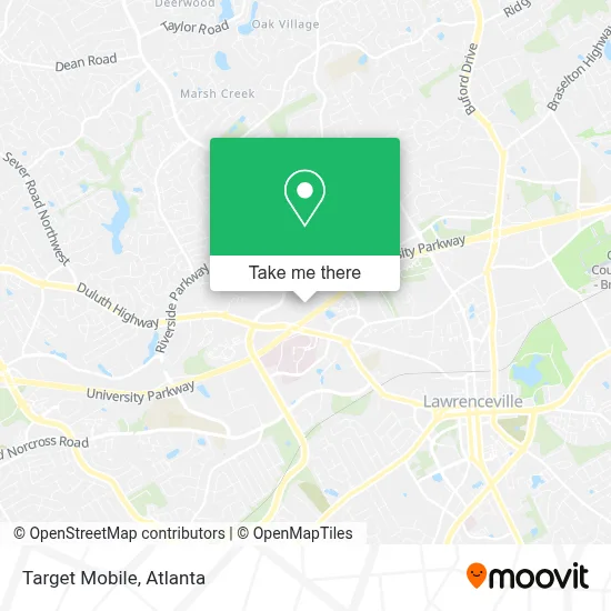Target Mobile map