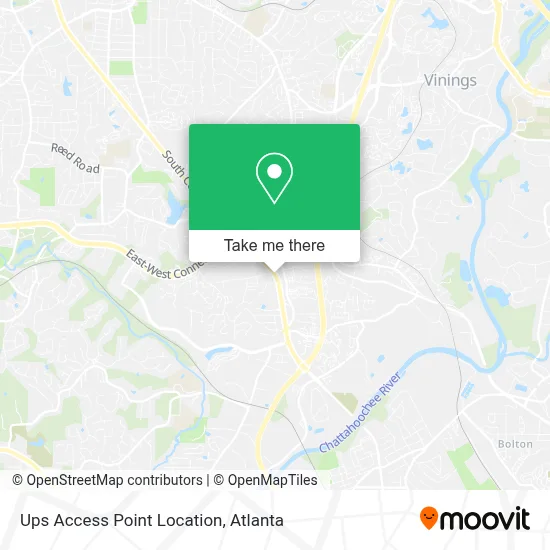 Ups Access Point Location map