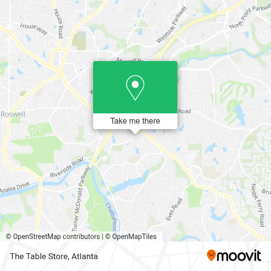 The Table Store map