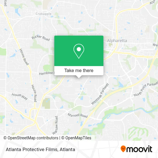Atlanta Protective Films map