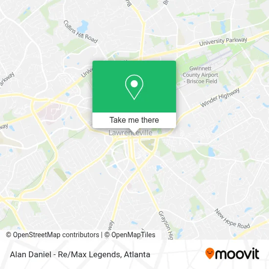Alan Daniel - Re/Max Legends map