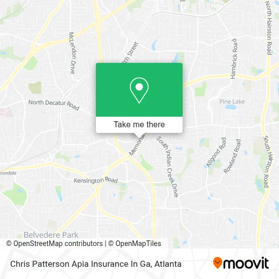 Chris Patterson Apia Insurance In Ga map
