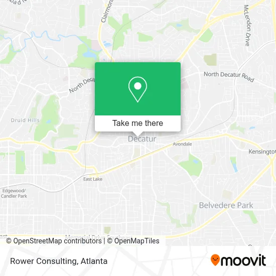 Rower Consulting map