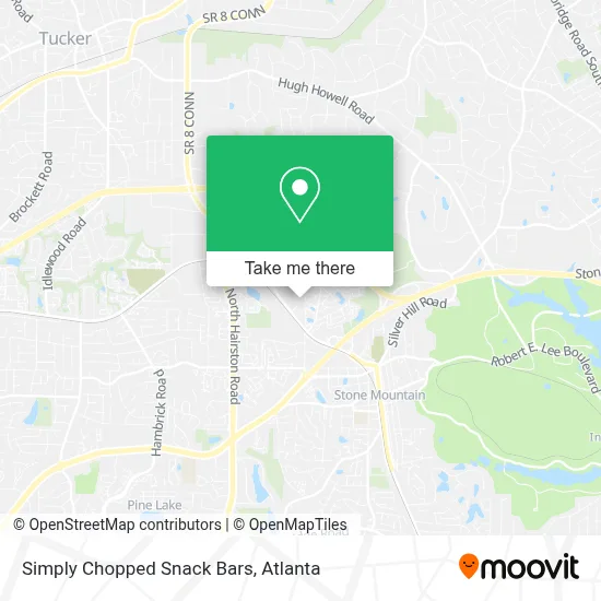 Simply Chopped Snack Bars map