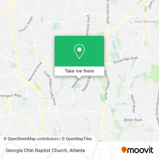 Georgia Chin Baptist Church map