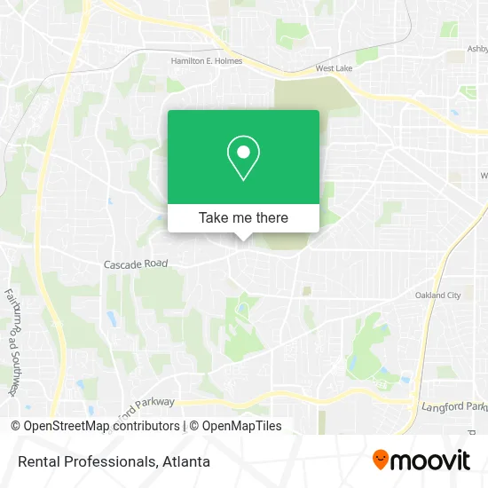 Rental Professionals map