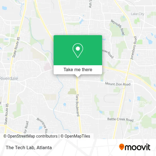 The Tech Lab map