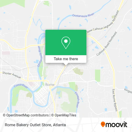 Rome Bakery Outlet Store map