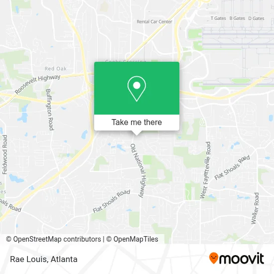 Rae Louis map