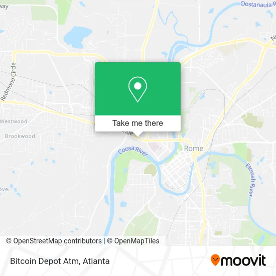 Bitcoin Depot Atm map