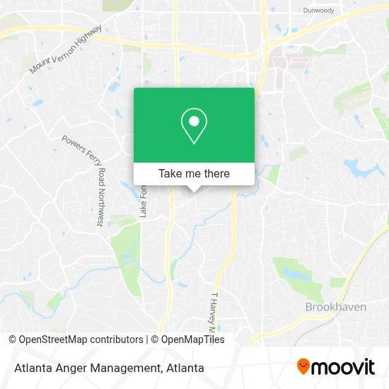 Atlanta Anger Management map
