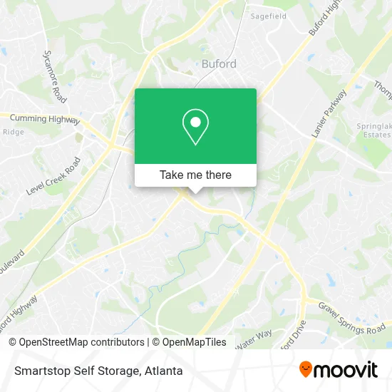 Smartstop Self Storage map