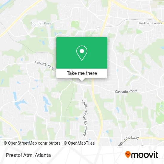 Presto! Atm map