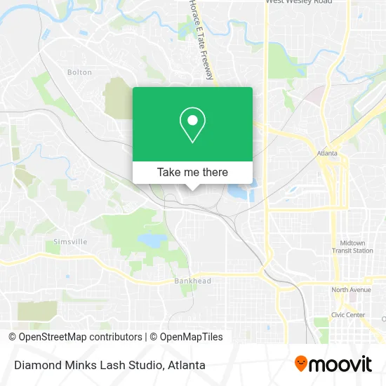 Diamond Minks Lash Studio map