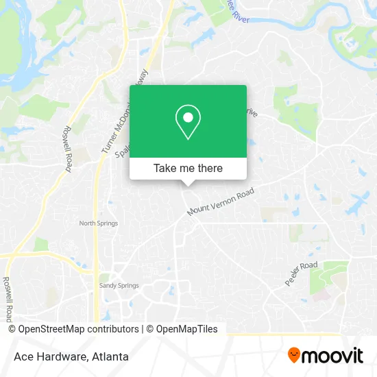 Ace Hardware map