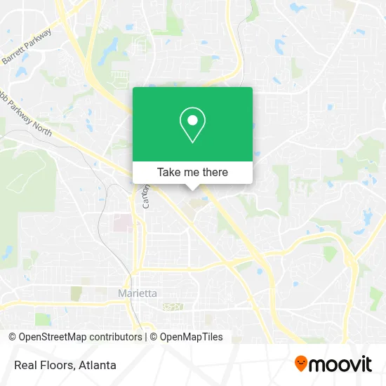 Real Floors map