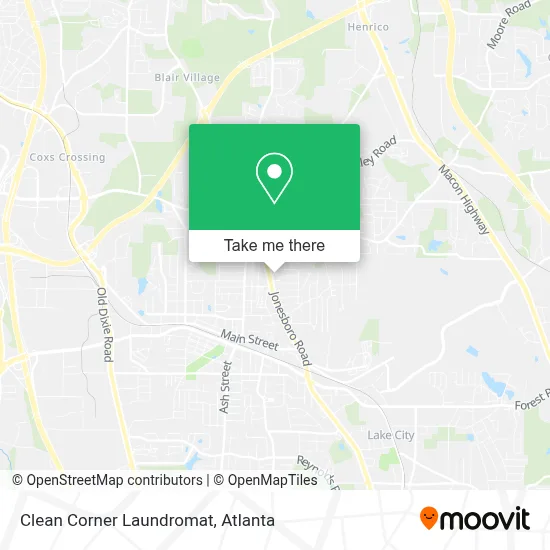 Clean Corner Laundromat map